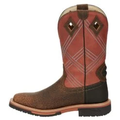 Justin Boots Men's Stampede Hybred Dalhart Brown Waterproof Soft Toe Work Boot -Cinc Clothing Shop SE4216 2