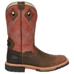 Justin Boots Men's Stampede Hybred Dalhart Brown Waterproof Soft Toe Work Boot -Cinc Clothing Shop SE4216 4