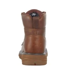 Justin Boots Mens Stampede Rush Barely Cowhide 6in Lace Up Soft Toe Work Boot -Cinc Clothing Shop SE470 4