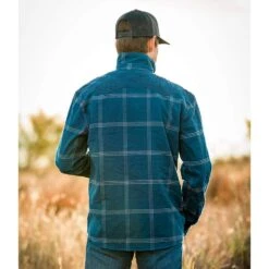 STS Ranch Wear Men's Logan Plaid Quilted Shirt Jacket -Cinc Clothing Shop STS8215 1