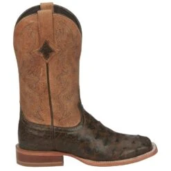 Tony Lama Women`s Tori Umber Full Quill Ostrich 11in. Boot -Cinc Clothing Shop TL5405 03