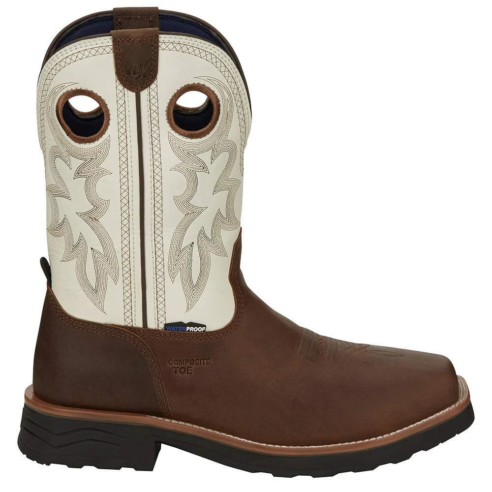 Tony Lama Mens Bark Fireball 11in Comp Toe WP Work Boot TW3302 7 Tony Lama Mens Bark Fireball 11in Comp Toe WP Work Boot TW3302 - Image 5