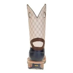 Justin Boots Men's Justin Commander Roughneck Brown 12in. Tan Top Steel Toe Work Boot -Cinc Clothing Shop WK2117 3