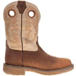 Justin Boots Men's Justin Stampede Rush Rust 11in. Cream Maldova Top Comp Toe Work Boot -Cinc Clothing Shop WK4338 4