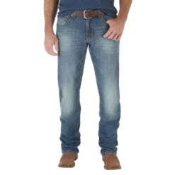Wrangler Retro Slim Fit River Wash Jeans 6 Wrangler Retro Slim Fit River Wash Jeans -Cinc Clothing Shop WLT88CW 1