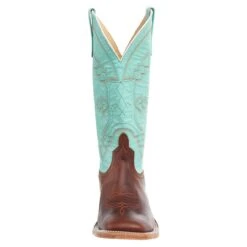 Anderson Bean Men's Anderson Bean Copper Cowhide 13in. Mint Green Glove Top Square Toe Boot -Cinc Clothing Shop X1016 2