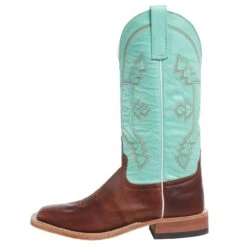Anderson Bean Men's Anderson Bean Copper Cowhide 13in. Mint Green Glove Top Square Toe Boot -Cinc Clothing Shop X1016 3