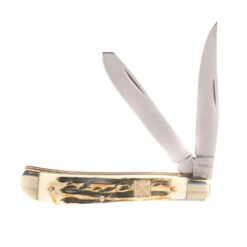 Western Fashion Twisted X Natural Bone Mini Trapper Knife -Cinc Clothing Shop XK2004 1