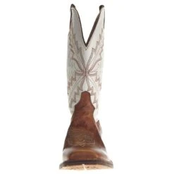 Tony Lama Men's TLX Antonio Red Brown 13in. Soft Cream Top Square Toe -Cinc Clothing Shop XT5102 1