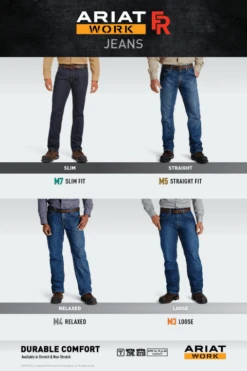 Ariat Men's M3 Loose Flame Resistant Jeans -Cinc Clothing Shop fit 20poster