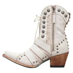 Lane Boots Women's Showdown Ceramic Crackle Snip Toe Bootie -Cinc Clothing Shop lb0489a 05